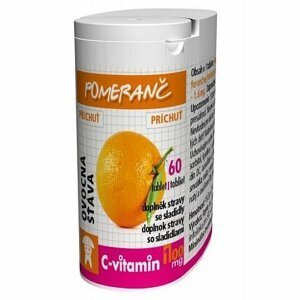 C-vitamin 100mg Pomeranč Se Sukralózou 60 tablet