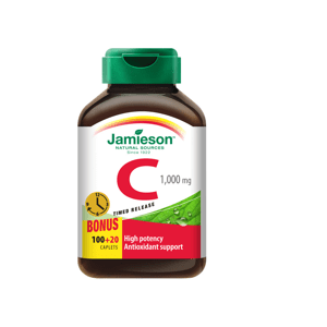Jamieson Vitamín C 1000mg S Postup.uvol.tbl.100+20
