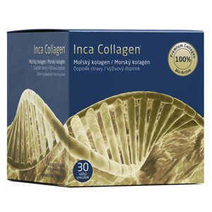 Inca Collagen 100% čistý kolagen v prášku na vlasy, pleť a nehty, 30 sáčků