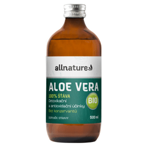 Allnature Aloe Vera 100% šťáva Bio 500ml