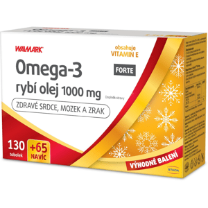 Walmark Omega 3 Forte 130+65 tobolek zdarma