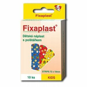 Fixaplast Kids Náplast S Polštářkem Strips 10ks