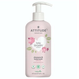 Attitude Dětské tělové mýdlo a šampon bez vůně 473 ml
