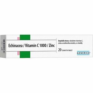 Echinacea/vitamin C 1000/zinc Generica Eff.tbl.20