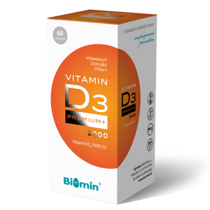 Biomin Vitamin D3 Premium+ 2000 I.u.tobolek 60