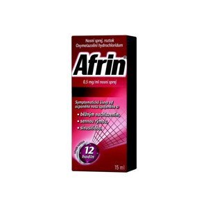 Afrin 0,5mg/ml nosní sprej 15ml