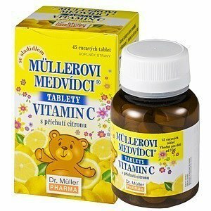 Müllerovi Medvídci S Vitaminem C a Příchutí citronu 45 tablet