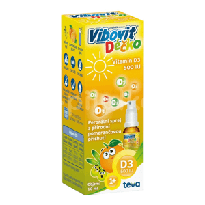Vibovit Déčko vitamin D3 500 IU sprej 10 ml