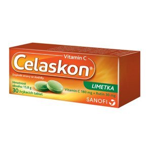 Celaskon Limetka 30 žvýkacích tablet