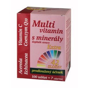 Medpharma Multivitamín s minerály + extra C 107 tablet