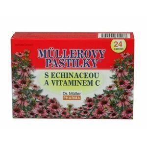 Dr. Müller Müllerovy pastilky s echinaceou a vitaminem C 24 pastilek