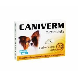 Bioveta Caniverm mite 0,175 g 6 tablet