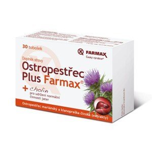 Farmax Ostropestřec Plus 30 tobolek