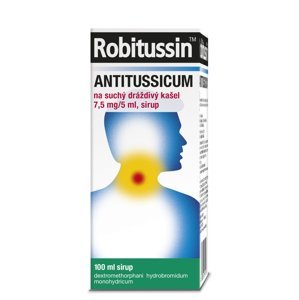Robitussin ANTITUSSICUM na suchý dráždivý kašel 7,5mg/5ml 100 ml