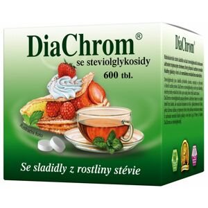 DiaChrom se steviolglykosidy 600 tablet