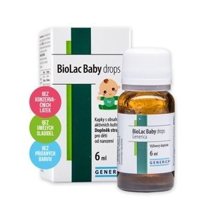 Generica BioLac Baby drops kapky 6 ml