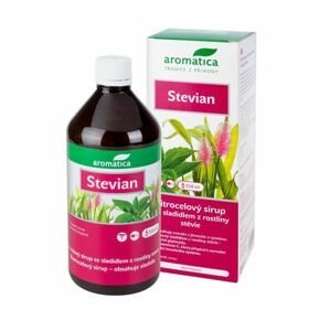 Aromatica Stevian Jitrocelový sirup se sladidlem z rostliny stévie 210 ml