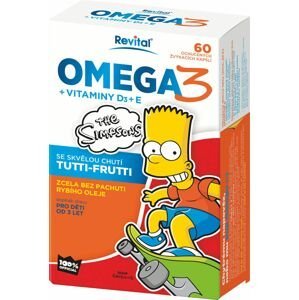 The Simpsons Omega 3 + vitaminy D a E 60 kapslí