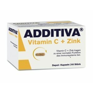 Additiva Vitamin C + zinek 80 tobolek
