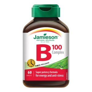 Jamieson B-komplex s postupným uvolňováním 100 mg 60 tablet