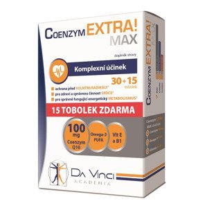 Da Vinci Academia Coenzym EXTRA! Max 100 mg 30+15 tobolek