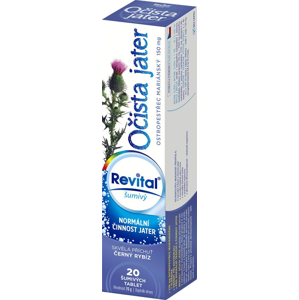 Revital Očista jater - ostropestřec mariánský 20 šumivých tablet