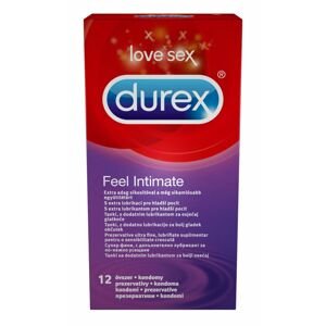 Durex Feel Thin Extra Lubricated kondomy 12 ks