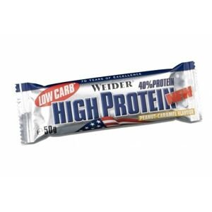 WEIDER Low Carb High Protein peanut-caramel tyčinka 50 g