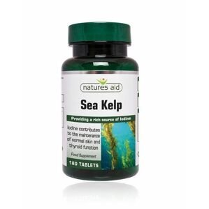 Natures Aid Jód z mořského kelpu 180 tablet