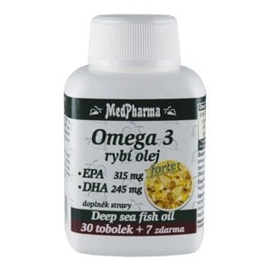 Medpharma Omega 3 rybí olej Forte 37 tobolek