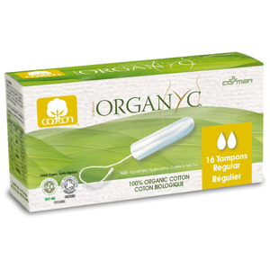 Organyc Menstruační tampony z biobavlny REGULAR 16 ks