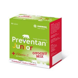 Preventan Junior ovocný mix 90 tablet