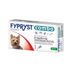 Fypryst Combo spot-on pro malé psy 2-10 kg 67 mg/60,3 mg roztok pro nakapání na kůži 1x0,67 ml