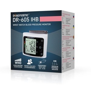 Diagnostic DR-605 IHB automatický zápěstní tlakoměr