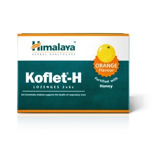 Himalaya Herbals Koflet-H Orange pastilky s medem 12 ks