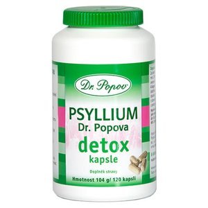 Dr. Popov Psyllium Detox 120 kapslí