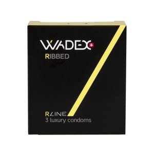 WADEX Ribbed kondomy 3 ks