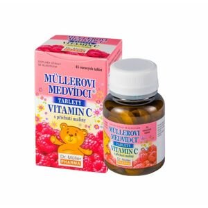 Dr. Müller Müllerovi medvídci s vitaminem C malina 45 tablet