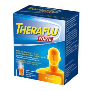 Theraflu Forte 1000 mg/200 mg/12,2 mg prášek pro perorální roztok 10 sáčků