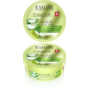 Eveline Extra Soft Olive&Aloe Vera hydratační a zklidňující krém 175 ml