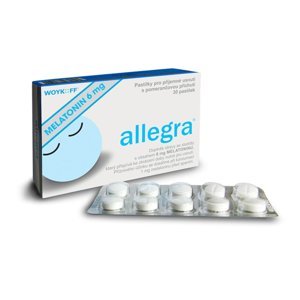 Woykoff MELATONIN allegra 6 mg 30 pastilek