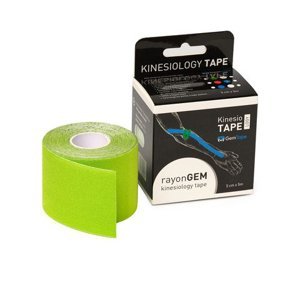 GM rayon kinesiology tape hedvábný 5 cm x 5 m limetka