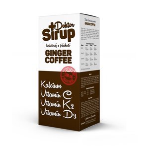 Doktor Sirup kalciový Ginger Coffee 200 ml