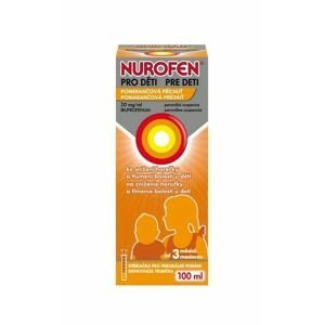 Nurofen pro děti 20 mg/ml pomeranč suspenze 100 ml