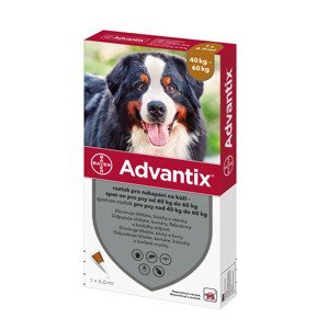 Advantix pro psy od 40 do 60 kg spot-on 1x6 ml