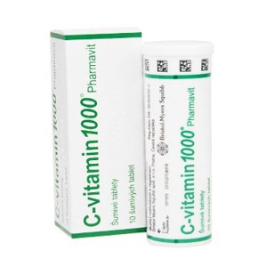 Pharmavit C-vitamin 1000 10 šumivých tablet