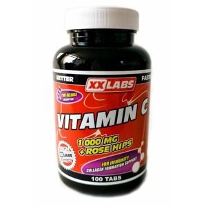 Xxlabs Vitamin C 1000 mg šípky extrakt 100 tablet