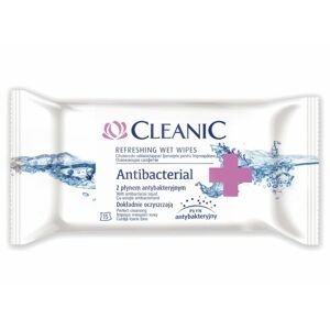 Cleanic Antibakteriální vlhčené ubrousky 15 ks