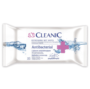 Cleanic Antibakteriální vlhčené ubrousky 3x15 ks