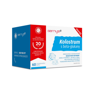 Barny´s Kolostrum s beta-glukany limitovaná edice 30+30 kapslí